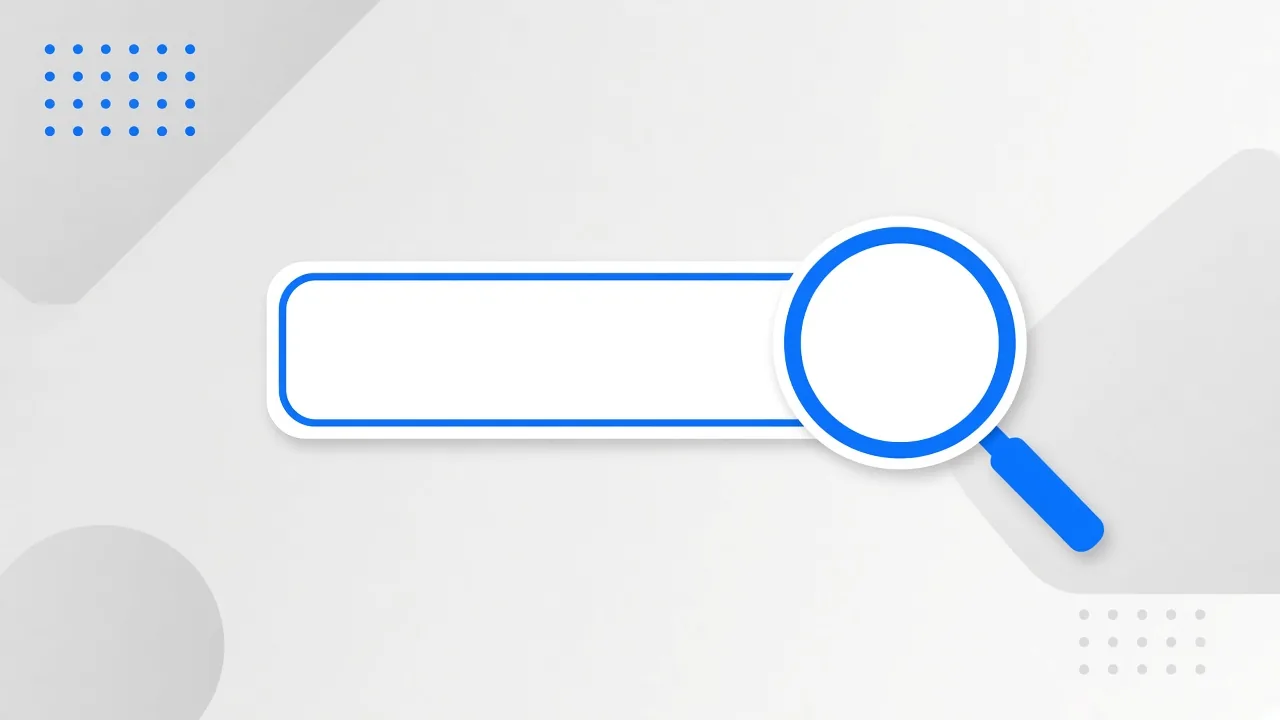 Minimal illustration of search and discovery